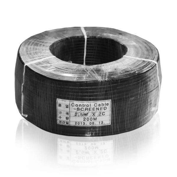 Screened control cable 2.5mm2 x 2C