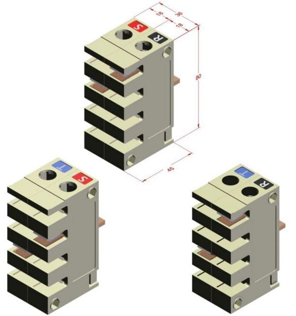 6T BBK60 2P MCB-1 Smart busbar 6T-BBK60 2P MCB