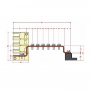 6T-Earth busbar 125AF