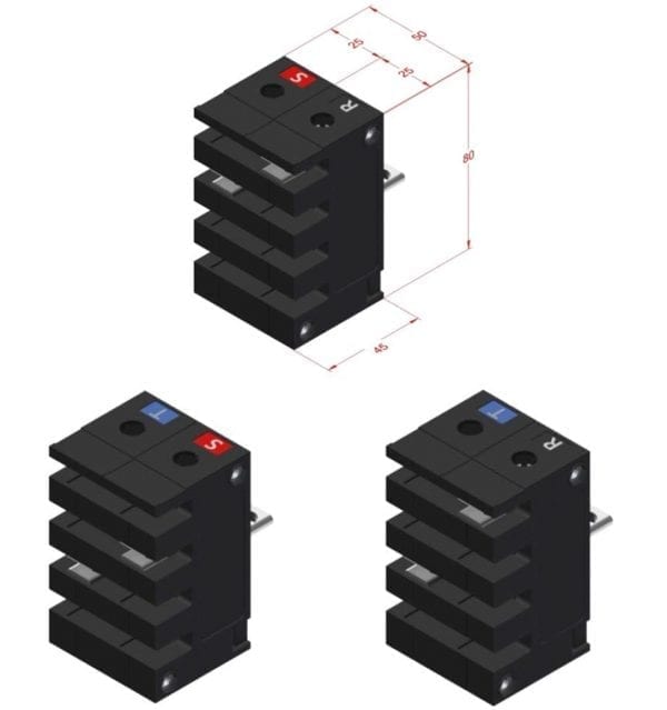 BB100 2P-1 Smart busbar BBK100 2P