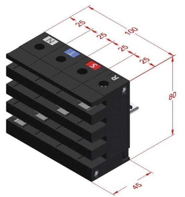 Smart busbar BBK100 4P