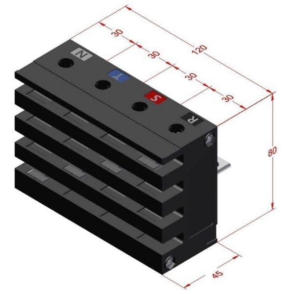 Smart busbar BBK125 4P