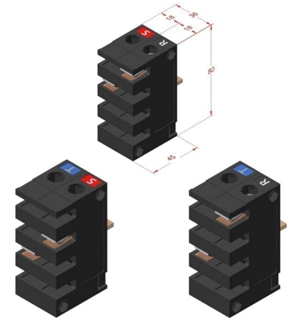Smart busbar BBK60 2P CB S