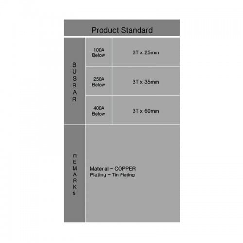 Distribution main busbar