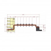 Smart busbar 6T-Earth busbar 250AF