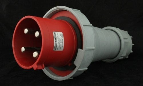 Phích cắm công nghiệp 4 chấu kín nước
