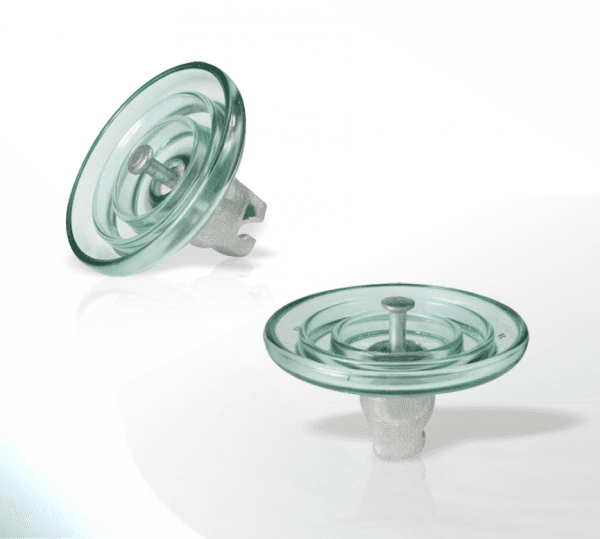 Standard disk suspension - type glass insulator (LXP)