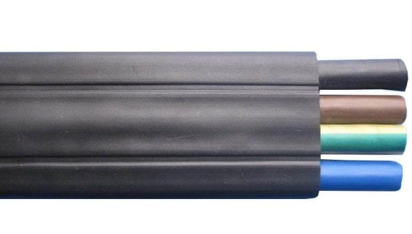 cap cao su dep Flat rubber cable