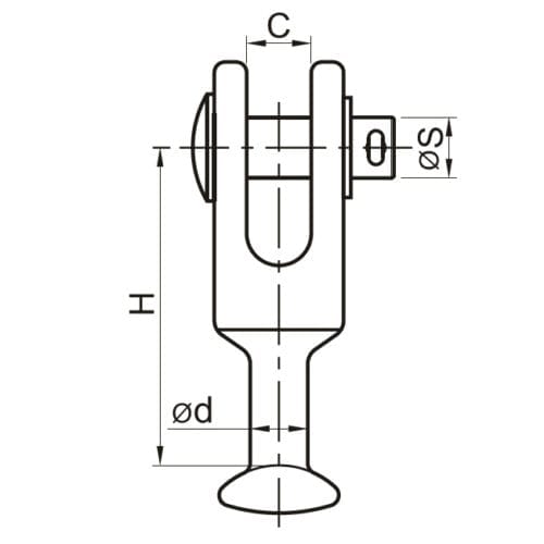 Vong treo dau tròn, Ball Eyes (type QH)
