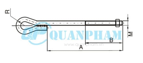 Bulông mắt Eye Bolts 1