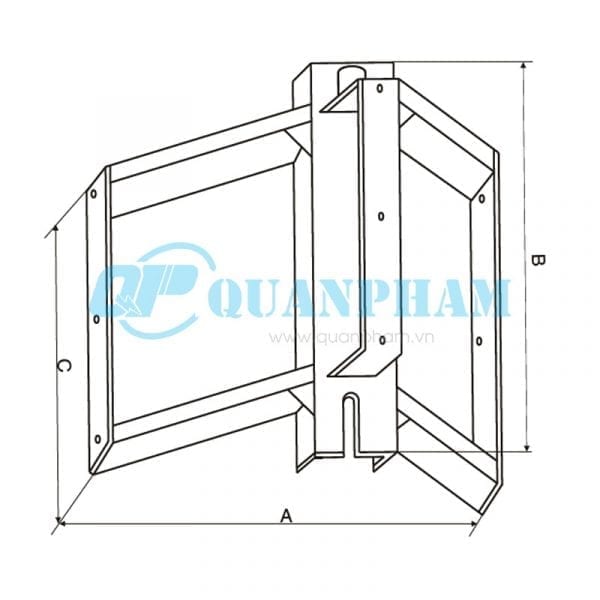 Hình 1: Giá treo máy biến thế (Ảnh: quanpham)