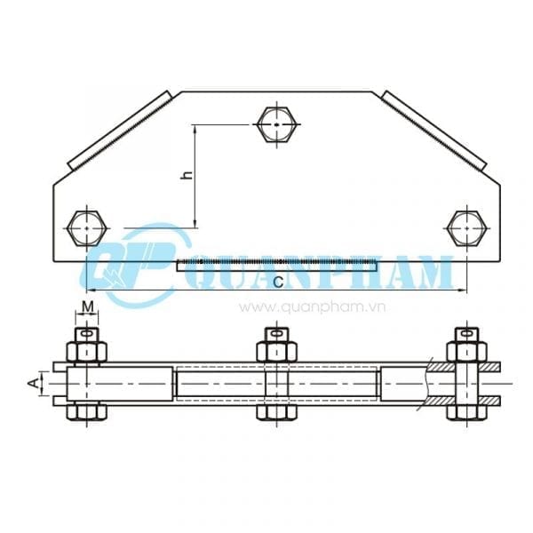 Khánh kép Double Yoke Plates (type KG2) 1