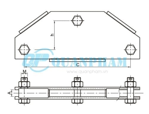 Double Yoke Plates (type KG2) Hình 1: Khánh kép (KG2) (Ảnh: quanpham)