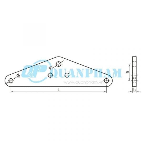 Khánh đơn Yoke Plates (type L) 1