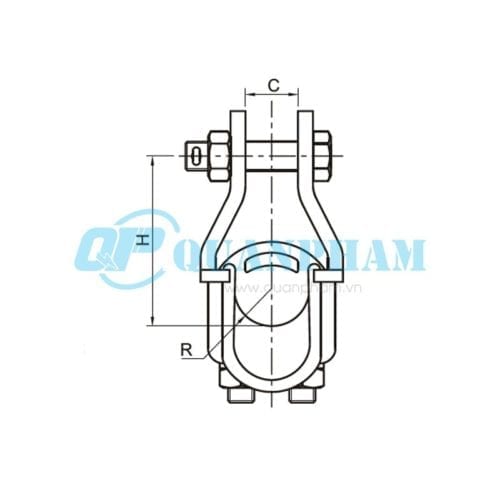 Khóa đỡ dây ACSR Suspension Clamps (type XGZ) 2