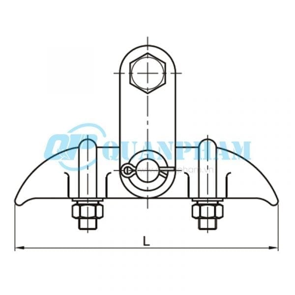 Khóa đỡ dây Suspension Clamps (type XGU) 1