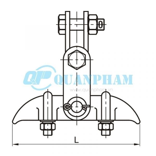 Khóa đỡ dây Suspension Clamps (type XGU - with clevis) 1