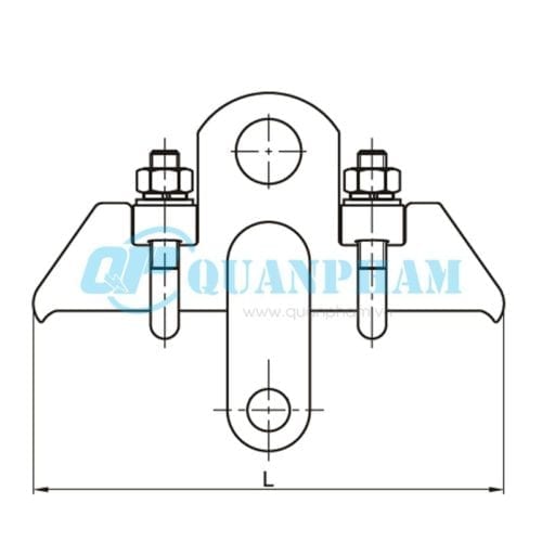 Khóa đỡ dây chống sét Suspension Clamps for Ground Wire (type DS - 7) 2