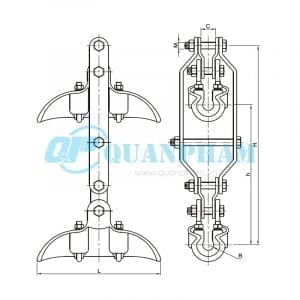 Suspension Clamps (type CSH - twin conductors) - Image 1