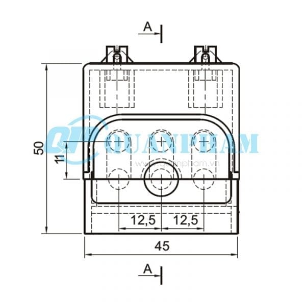 Kẹp nối rẽ Terminal Block 1 Terminal Block