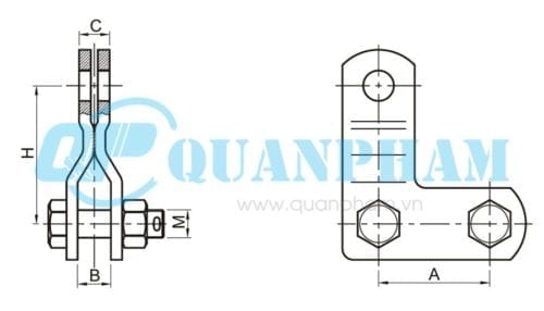 Mắc nối lắp ráp Assembly Links (type NR) 3