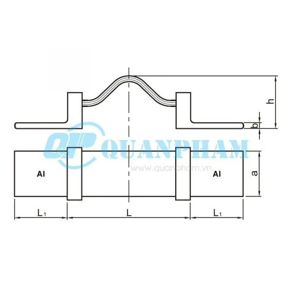Thanh nối dẫn (nhôm - đồng) Flexible Stub Connectors (type MS1) 1 Thanh nối dẫn (nhôm - đồng) Flexible Stub Connectors (type MS1) 1