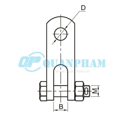 ban treo thang goc don Clevises type BT1 2