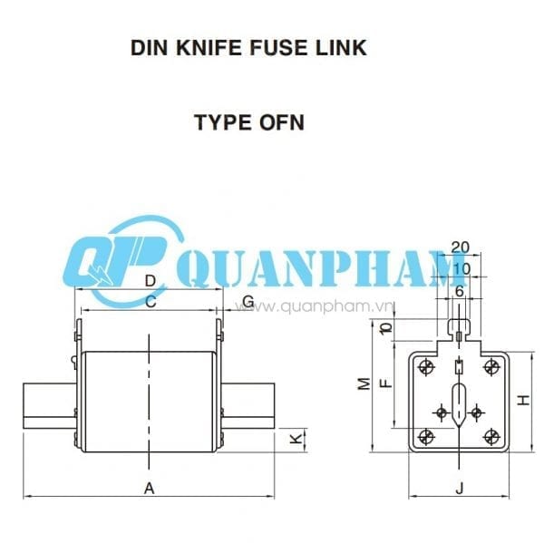 DIN KNIFE FUSE LINK 25A-630A DIN KNIFE FUSE LINK 25A-630A