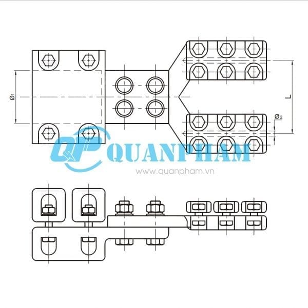 T-connectors type MG/MR 0° T-connectors type MG/MR 0°