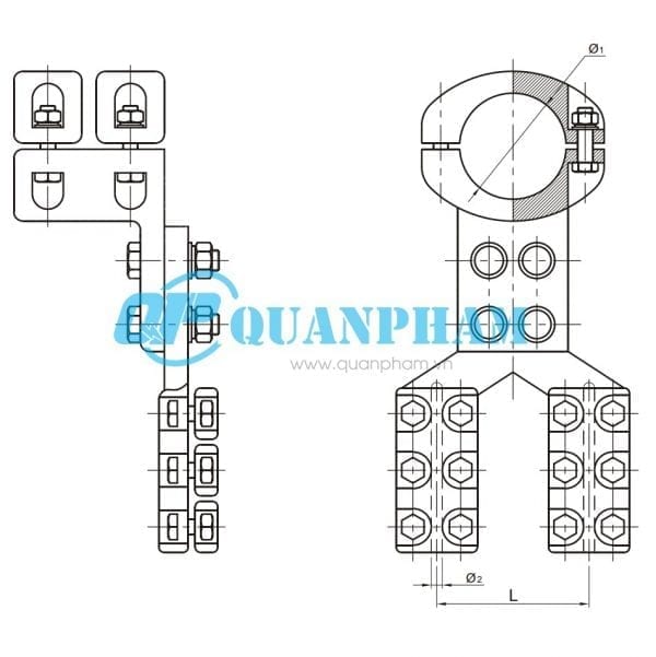 kep re nhanh day dan type MGMR 90 T-connectors (type MG/MR, 90°)