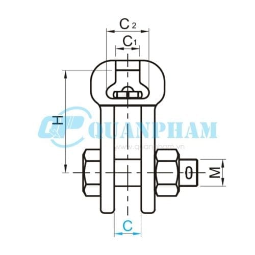 mắc nối kép Socket Clevises (type WS) 1