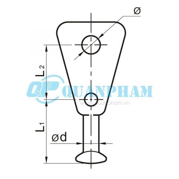 vong treo dau tron Ball Eyes type QP - parallel