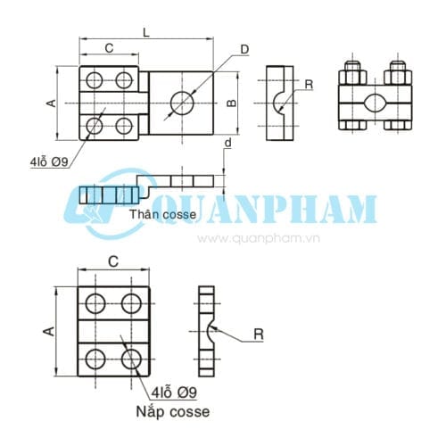 Hình 1: Đầu cosse đồng (Ảnh: quanpham)