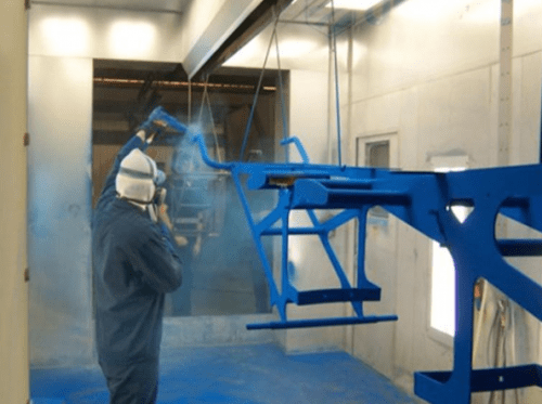 Sơn tĩnh điện khung sắt