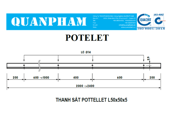 Potelet L50 Potelet L50