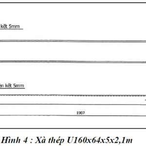 Bộ đà thép đỡ máy biến thế U100 - Ảnh 4