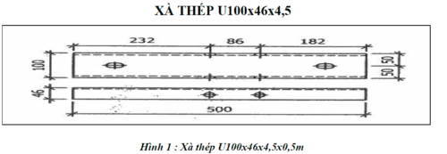 Xà thép U100