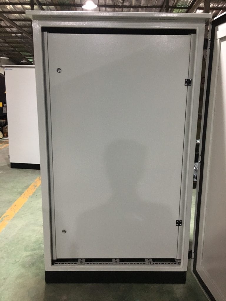 Industrial electrical cabinet cover 1 door 2 layers door