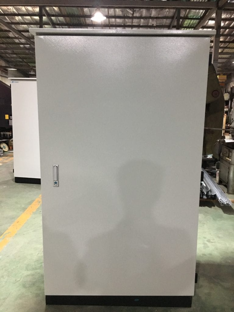 Industrial electrical cabinet cover 1 door 2 layers door