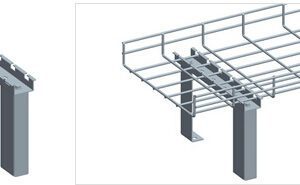 Wire Mesh Cable Tray Floor & Rack Mounting - Image 1