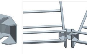 Make bends wire mesh cable tray