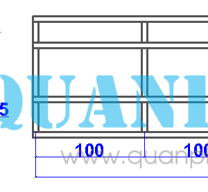 Máng cáp lưới 100x100x5mm