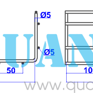 Máng cáp dạng lưới 100x300x5mm