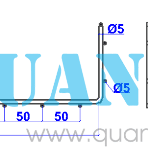 Máng cáp dạng lưới 100x400x5mm