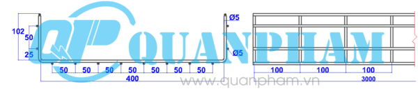 mang-cap-luoi-100x400-1 Máng cáp dạng lưới 100x400x5mm