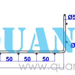 Wire mesh cable tray 100x500x5mm