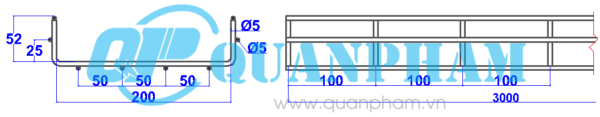 mang-cap-luoi-50x200-1 Máng cáp lưới 50x200x5mm
