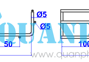 Máng cáp lưới 50x300x5mm