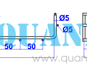 Máng cáp lưới 50x400x5mm
