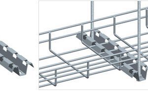Wire mesh cable tray ceiling mounting type M Wire mesh cable tray ceiling mounting type M - Image 1